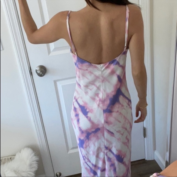 Pastel Tei Dye MIDI Dress XSmall - Picture 4 of 9